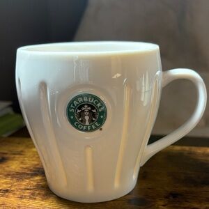Starbucks White Ceramic Mug with Logo